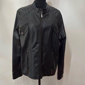 Black leather Jacket